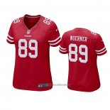 Camiseta NFL Game Mujer San Francisco 49ers Charlie Woerner Rojo