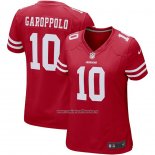 Camiseta NFL Game Mujer San Francisco 49ers Jimmy Garoppolo Rojo