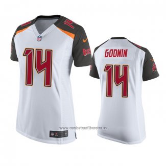 Camiseta NFL Game Mujer Tampa Bay Buccaneers Chris Godwin Blanco