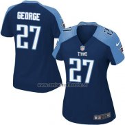 Camiseta NFL Game Mujer Tennessee Titans George Azul Oscuro