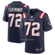 Camiseta NFL Game New England Patriots Jermaine Eluemunor Azul