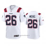 Camiseta NFL Game New England Patriots Sony Michel 2020 Blanco