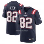 Camiseta NFL Game New England Patriots Tre Nixon Azul