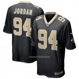 Camiseta NFL Game New Orleans Saints 94 Cameron Jordan Negro