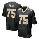 Camiseta NFL Game New Orleans Saints Andrus Peat Negro