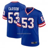 Camiseta NFL Game New York Giants Harry Carson Classic Retired Azul