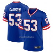 Camiseta NFL Game New York Giants Harry Carson Classic Retired Azul