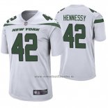 Camiseta NFL Game New York Jets Thomas Hennessy Blanco 60 Aniversario