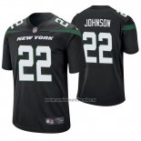 Camiseta NFL Game New York Jets Trumaine Johnson Negro 60 Aniversario