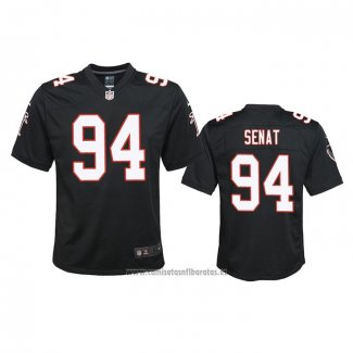 Camiseta NFL Game Nino Atlanta Falcons Deadrin Senat Throwback 2020 Negro