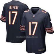 Camiseta NFL Game Nino Chicago Bears Jeffery Blanco Negro