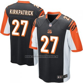 Camiseta NFL Game Nino Cincinnati Bengals Kirkpatrick Negro