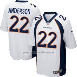 Camiseta NFL Game Nino Denver Broncos Anderson Blanco