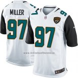 Camiseta NFL Game Nino Jacksonville Jaguars Miller Blanco