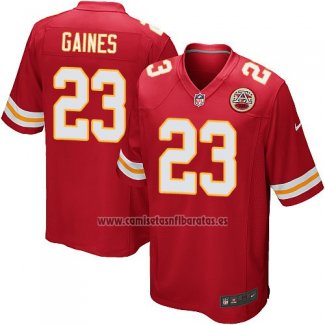 Camiseta NFL Game Nino Kansas City Chiefs Gaines Rojo