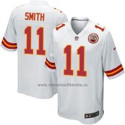 Camiseta NFL Game Nino Kansas City Chiefs Smith Blanco