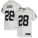 Camiseta NFL Game Nino Las Vegas Raiders Josh Jacobs Blanco