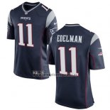 Camiseta NFL Game Nino New England Patriots Edelman Negro