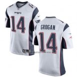 Camiseta NFL Game Nino New England Patriots Grogan Blanco