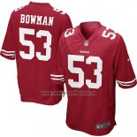 Camiseta NFL Game Nino San Francisco 49ers Bowman Rojo