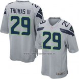 Camiseta NFL Game Nino Seattle Seahawks Thomas Gris