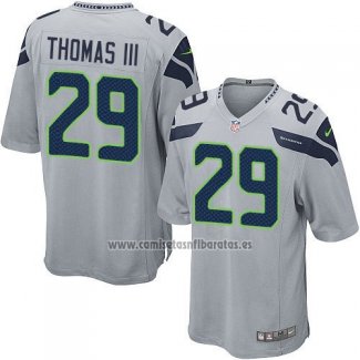 Camiseta NFL Game Nino Seattle Seahawks Thomas Gris