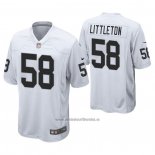 Camiseta NFL Game Oakland Raiders Cory Littleton Blanco