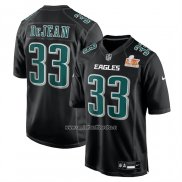 Camiseta NFL Game Philadelphia Eagles Cooper DeJean Super Bowl LIX Negro