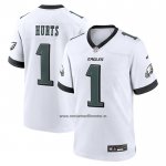 Camiseta NFL Game Philadelphia Eagles Jalen Hurts Blanco2