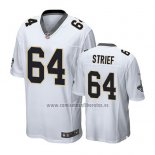 Camiseta NFL Game Saints Zach Strief Blanco