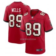 Camiseta NFL Game Tampa Bay Buccaneers David Wells Primera Rojo