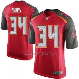 Camiseta NFL Game Tampa Bay Buccaneers Sims Rojo