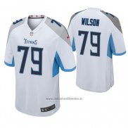 Camiseta NFL Game Tennessee Titans 79 Isaiah Wilson Blanco