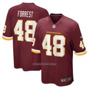 Camiseta NFL Game Washington Commanders Darrick Forrest Rojo