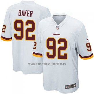 Camiseta NFL Game Washington Commanders Baker Blanco