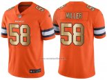 Camiseta NFL Gold Legend Denver Broncos Miller Naranja