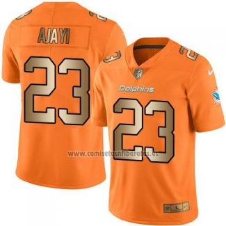 Camiseta NFL Gold Legend Miami Dolphins Ajayi Naranja