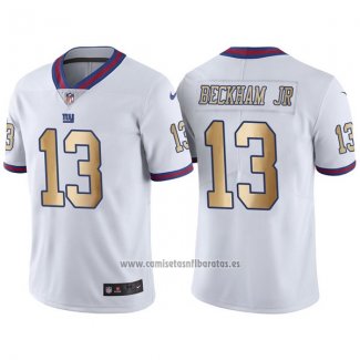 Camiseta NFL Gold Legend New York Giants Beckham Jr Blanco