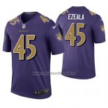 Camiseta NFL Legend Baltimore Ravens Christopher Ezeala Violeta Color Rush