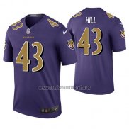 Camiseta NFL Legend Baltimore Ravens Jaylen Hill Violeta Color Rush