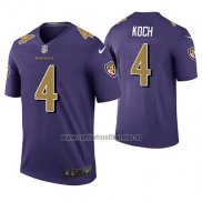 Camiseta NFL Legend Baltimore Ravens Sam Koch Violeta Color Rush