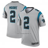 Camiseta NFL Legend Carolina Panthers DJ Moore Inverted Gris