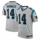 Camiseta NFL Legend Carolina Panthers Sam Darnold Inverted Gris
