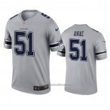 Camiseta NFL Legend Dallas Cowboys Bradlee Anae Inverted Gris