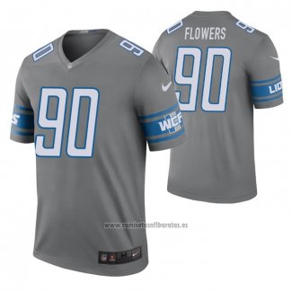 Camiseta NFL Legend Detroit Lions Trey Flowers Color Rush Gris