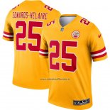 Camiseta NFL Legend Kansas City Chiefs Clyde Edwards-helaire Inverted Amarillo