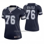 Camiseta NFL Legend Mujer Dallas Cowboys 76 Xavier Su'a Filo Azul