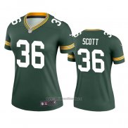 Camiseta NFL Legend Mujer Green Bay Packers Vernon Scott Verde