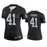 Camiseta NFL Legend Mujer Las Vegas Raiders Lynn Bowden Negro