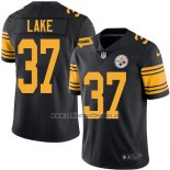 Camiseta NFL Legend Pittsburgh Steelers Lake Negro